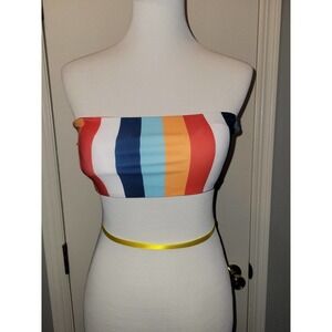 NWOT Bikini tube top medium, multicolored